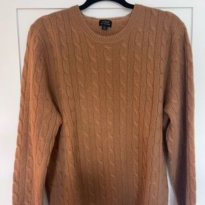 Cashmere cable knit J Crew sweater